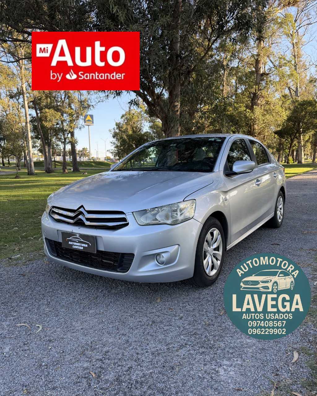 Citroën C-Elysée gris de Automotora Lavega